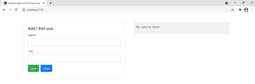 State management in angular with NGXS